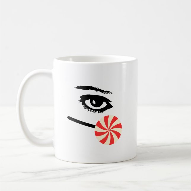 Caneca De Café Funny Eye Candy Mug for Men (Esquerda)