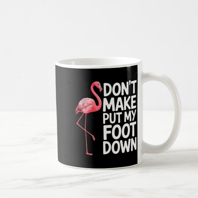 Caneca De Café Funny Flamingo Design For Men Women Kids Bird Nk F (Direita)
