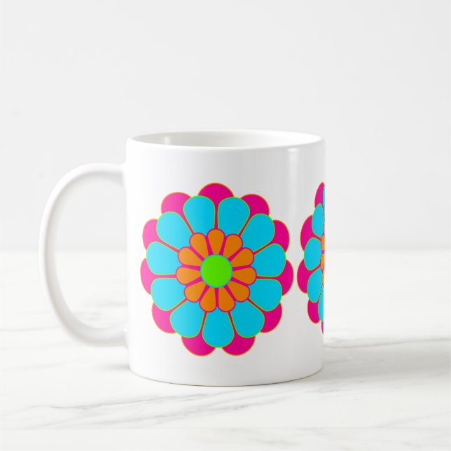 Caneca De Café Funny Flower Power Bloom III (Esquerda)