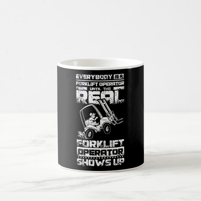 Caneca De Café Funny Forklift Operator (Centro)
