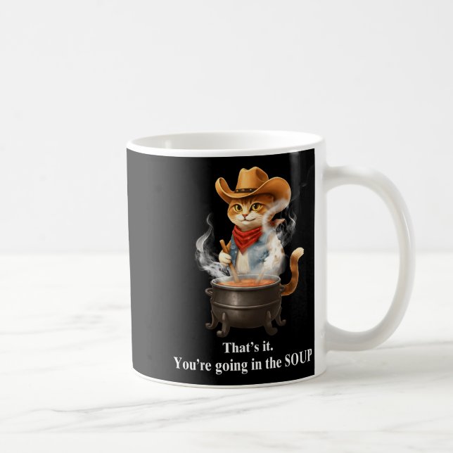 Caneca De Café Funny Frog Witch Meme That's It You're Going In Th (Direita)