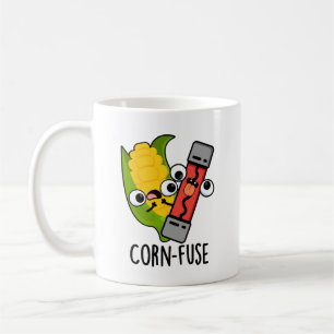 Caneca De Café Funny Funny Funny Confundida com Milho