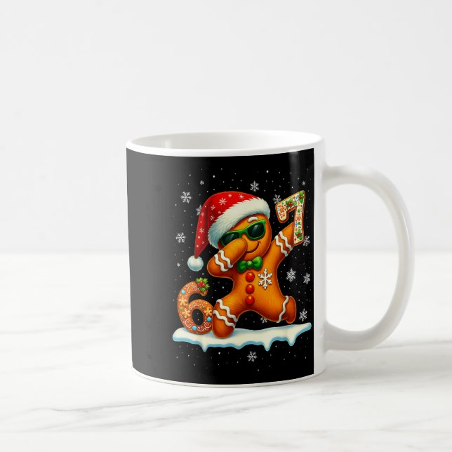 Caneca De Café Funny Gingerbread Six Seven 67 Ice Cream Drip Chri (Direita)
