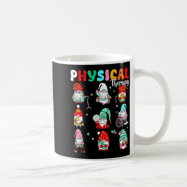 Caneca De Café Funny Gnome Physical Therapy Pt Physical Therast C (Direita)