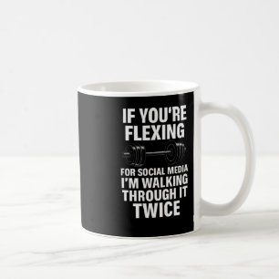 Caneca De Café Funny Gym Flexing Workout Bodybuilding 2