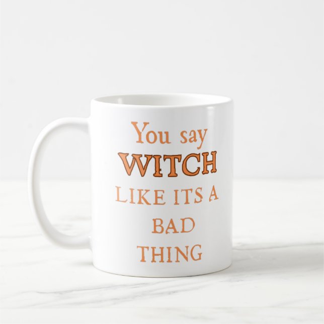 Caneca De Café Funny Halloween Witch (Esquerda)