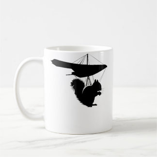 Caneca De Café Funny Hang Glider Squirrel Hang Gliding Squirrel