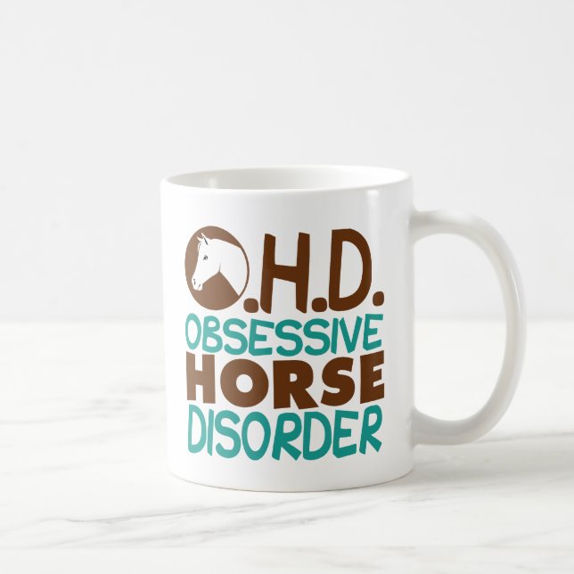 Caneca De Café Funny Horse Lover (Direita)