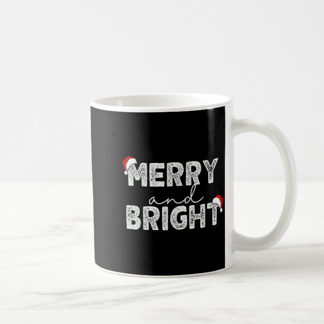 Caneca De Café Funny I'm Trying To Feel Merry And Bright Couples  (Direita)