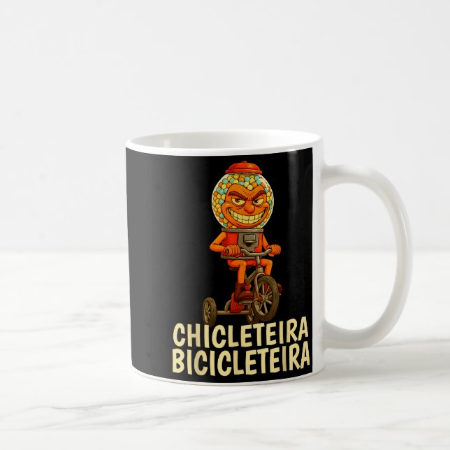 Caneca De Café Funny Italian Brainrot Kids Meme Chicleteira Bicic (Direita)
