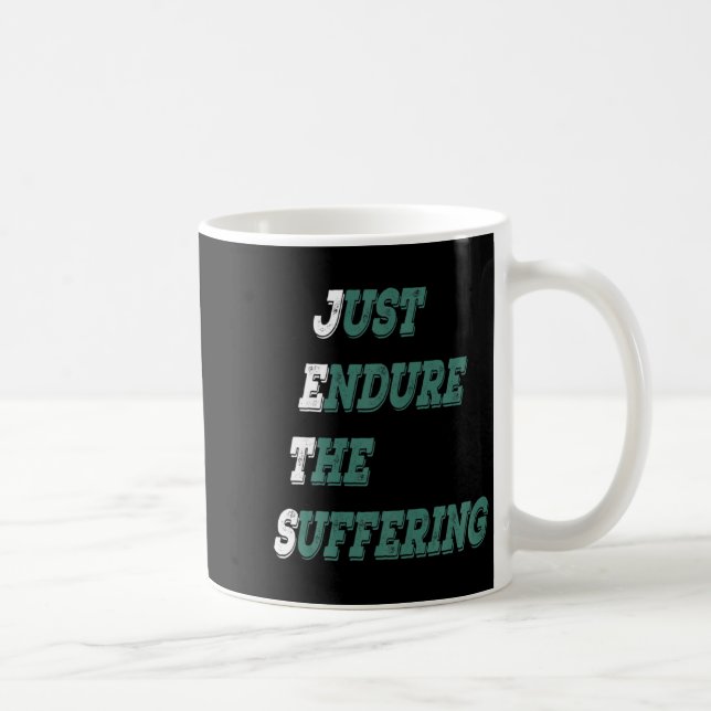 Caneca De Café Funny Jets Just Endure The Suffering New York Foot (Direita)