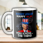 Caneca De Café Funny Joe Biden<br><div class="desc">As Mulheres Engraçadas Joe Biden Feliz 4 De Julho,  Design de Dia de Páscoa Confuso. Presente Patriótico do Orgulho Americano dos EUA em 4 de julho,  Dia da Independência,  Dia dos Veteranos,  Dia do Memorial,  Dia do Trabalho,  Dia dos Presidentes</div>