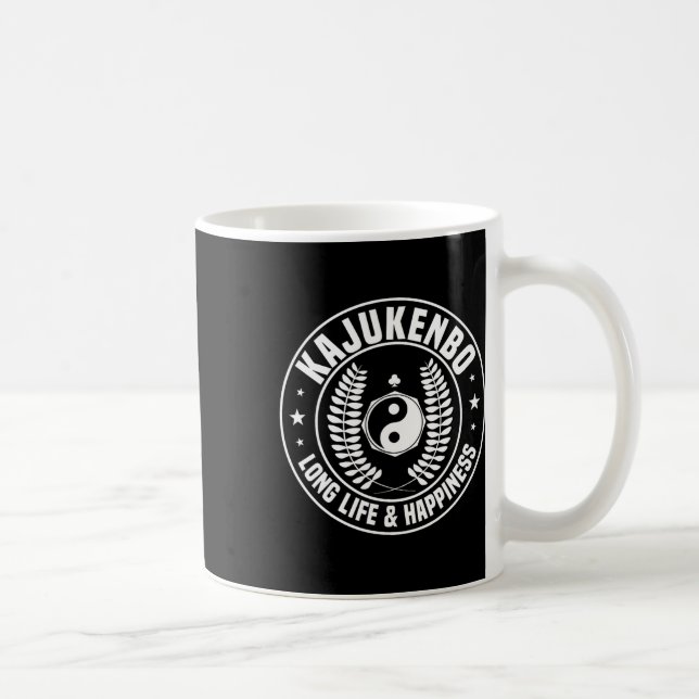 Caneca De Café Funny Kajukenbo Design Karate Judo Kenpo Boxing (Direita)
