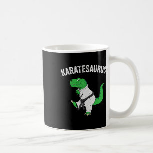 Caneca De Café Funny Karate T Rex Dinossaur Cute Dino Artes Marci
