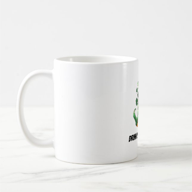 Caneca De Café Funny Leprechaun (Esquerda)