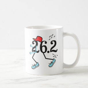 Caneca De Café Funny Marathon Runner 26.2 - Presentes para Corred