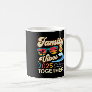 Caneca De Café Funny Matching Family Vibes Reunião 2025 Fazer Me