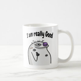 Caneca De Café Funny Meme Character – Cool Expression Sticker