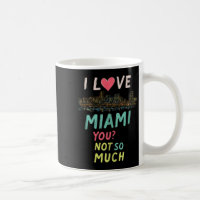 Funny Miami Florida Night Skyline Vintage Tank Top