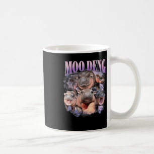 Caneca De Café Funny MooDeng Baby Pygmy Hippo Cute Zoo Para Famíl
