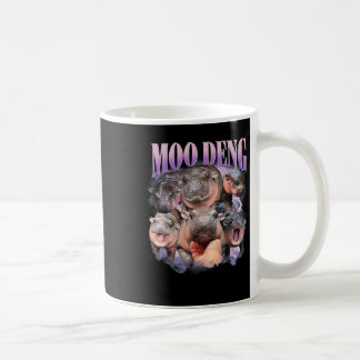 Caneca De Café Funny MooDeng Baby Pygmy Hippo Cute Zoo Para Famíl