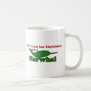 Caneca De Café Funny Narwhal Natal