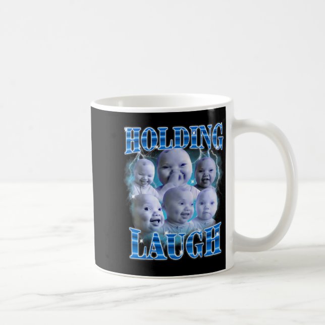 Caneca De Café Funny Niche Baby Gen Z Meme Ai Viral Giggling Ai L (Direita)