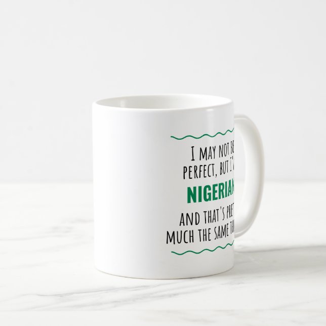 Caneca De Café Funny Nigerian Gift Idea Coffee Mug (Frente Esquerda)
