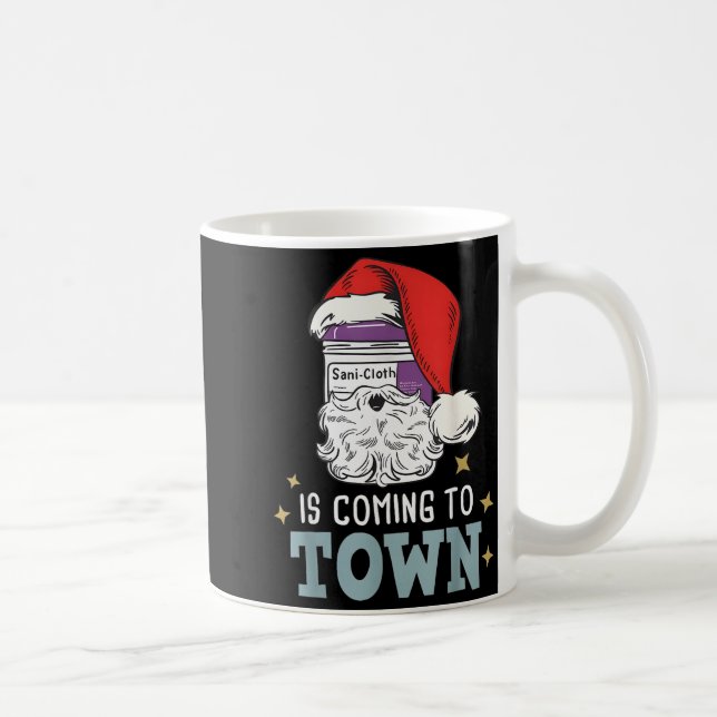 Caneca De Café Funny Nurse Christmas Rn Tech Medical Istant Holid (Direita)