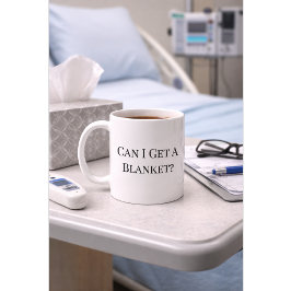 Caneca De Café Funny Nurse Mug “Can I Get a Blanket” Custom Name