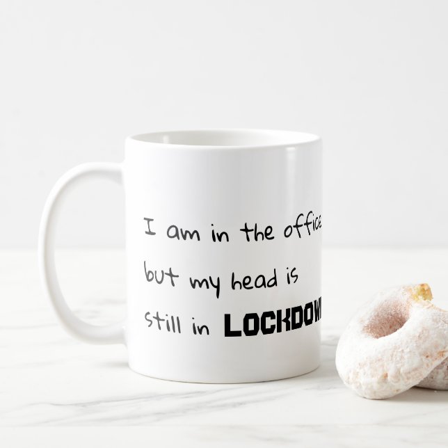 Caneca De Café Funny Office Mug - Para Colaboradores (Com Donut)