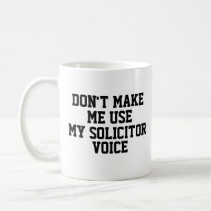 Caneca De Café Funny Office Personalize o Sollicitor de Tarefas P