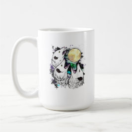 Caneca De Café Funny Opossum Moon Cute Screaming Possum