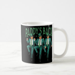 Caneca De Café Funny Paddys Back Trump Dancing
