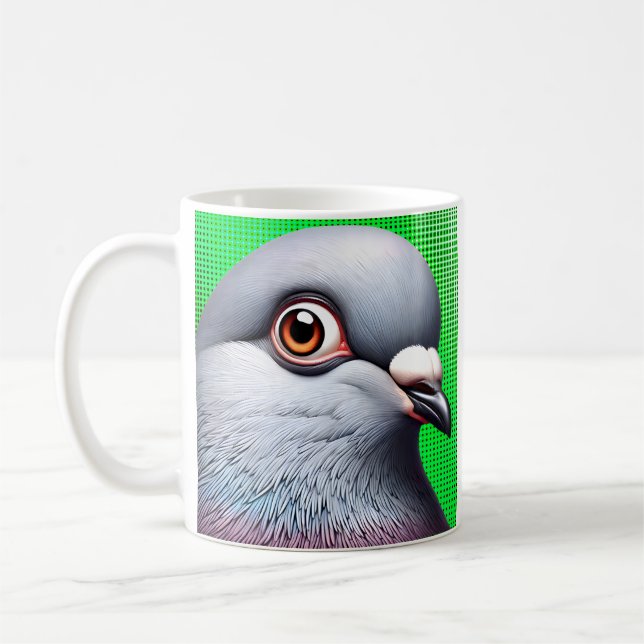 Caneca De Café Funny Pigeon (Esquerda)