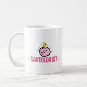 Caneca De Café Funny Piggy Bank