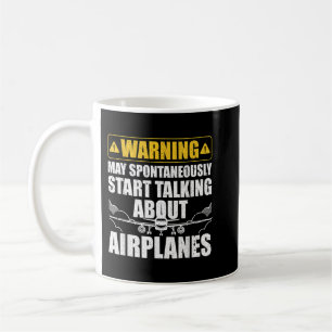 Caneca De Café Funny Pilot Art For Men Women Aviation Pilot Airpl