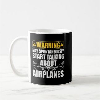 Caneca De Café Funny Pilot Art For Men Women Aviation Pilot Airpl