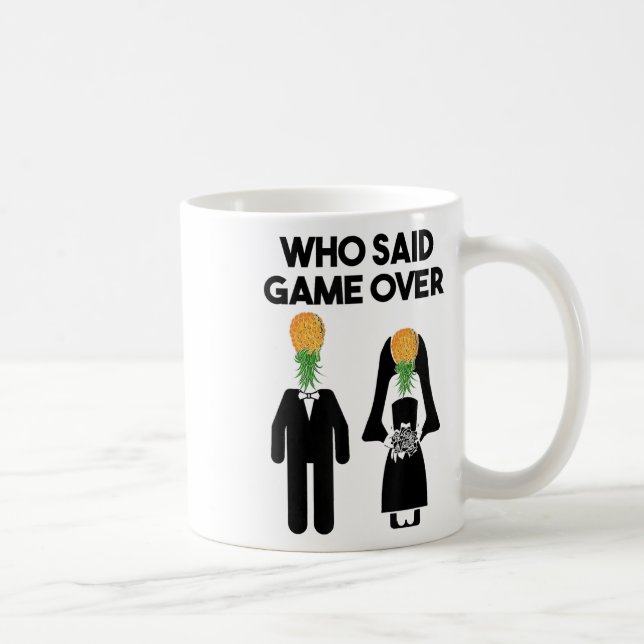 Caneca De Café Funny Pineapple Swinger Gift Wedde Node Groom M (Direita)