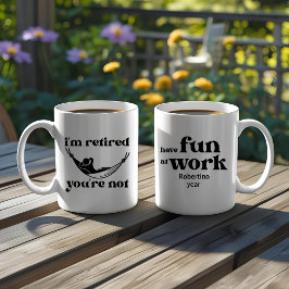 Caneca De Café Funny Retirement Farewell Gift For Coworkers