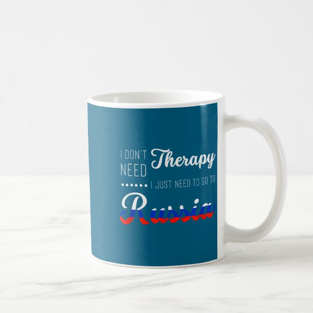 Caneca De Café Funny Russia Summer Vacation Travel Souvenir Quote (Direita)