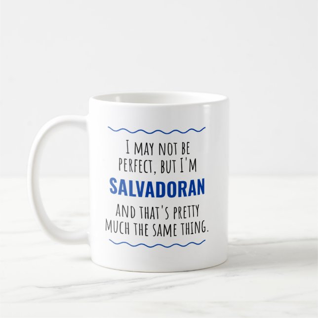 Caneca De Café Funny Salvadorian El Salvador Dotou Ideia (Esquerda)