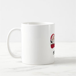 Caneca De Café Funny santa christmas cartoon illustration