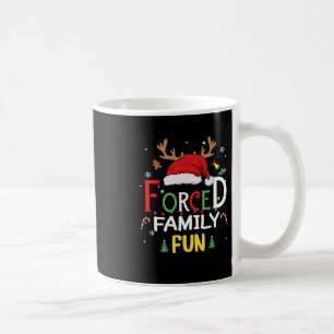 Caneca De Café Funny Santa Hat Forçou o Cristo sarcástico da dive