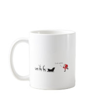 Funny santa 'I am coming' for sleigh