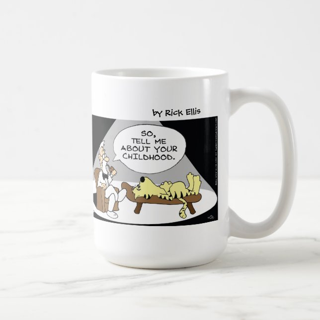 Caneca De Café Funny Siegfried e Freud Mug (Direita)
