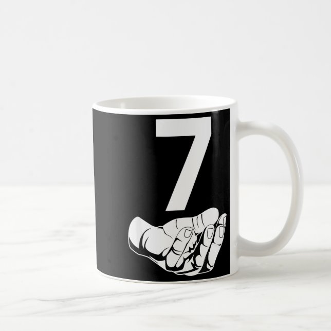 Caneca De Café Funny Six Seven Gen Alpha Slang Meme 6 7 Matching  (Direita)