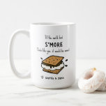 Caneca De Café Funny S'more Pun<br><div class="desc">Mais caneca de trocadilho para o Dia do Pai ou pai. Você pode mudar facilmente o layout,  o tamanho ou a posição dos elementos de design clicando em "personalizar mais" ou até mesmo adicionar uma mensagem pessoal para torná-la completamente sua.</div>