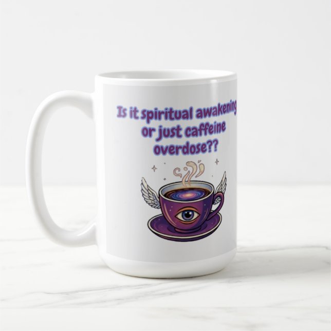 Caneca De Café Funny spiritual awakening (Esquerda)