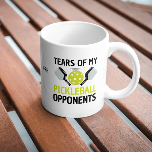 Caneca De Café Funny Tears of My Pickleball Opponents  (funny tears of my pickleball opponents coffee mugs sports birthday gift coach lovers playing player )